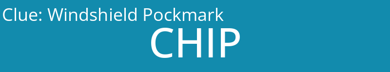 Windshield Pockmark