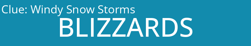 Windy Snow Storms