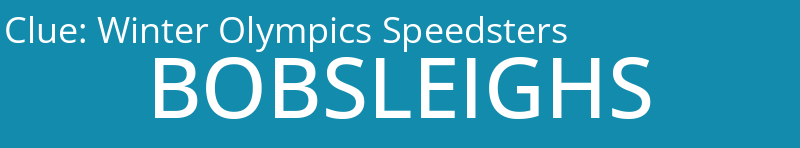 Winter Olympics Speedsters