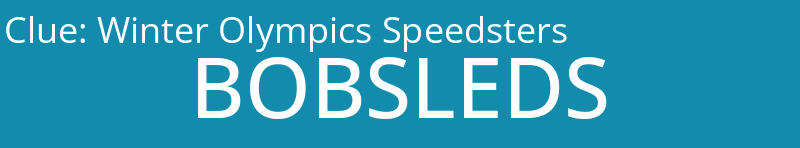 Winter Olympics Speedsters