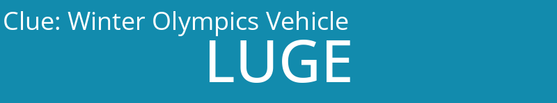 Winter Olympics Vehicle