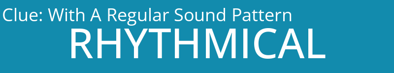 With A Regular Sound Pattern