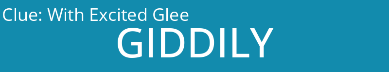 With Excited Glee
