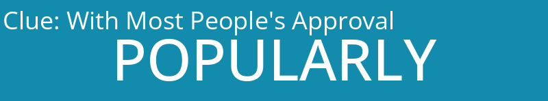 With Most People's Approval