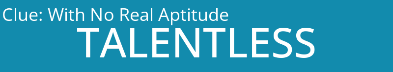 With No Real Aptitude