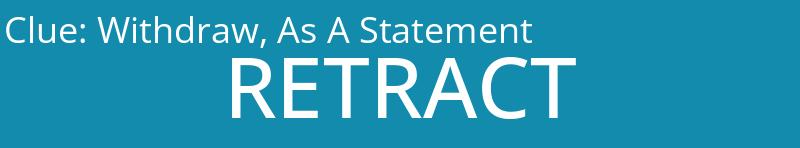 Withdraw, As A Statement