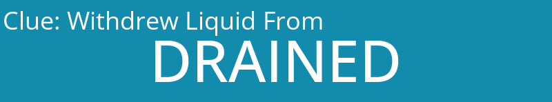 Withdrew Liquid From