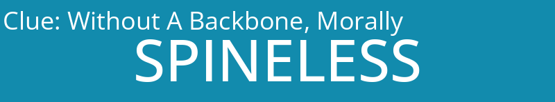 Without A Backbone, Morally