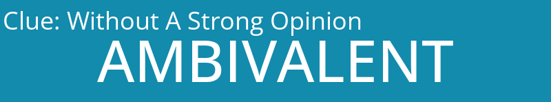 Without A Strong Opinion