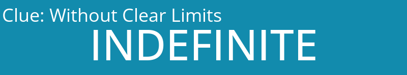 Without Clear Limits