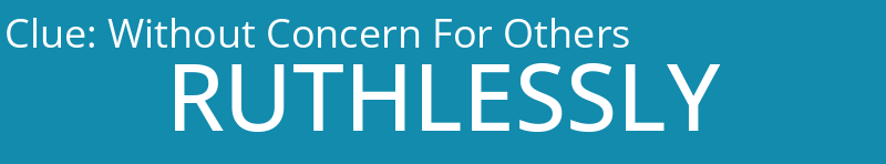 Without Concern For Others