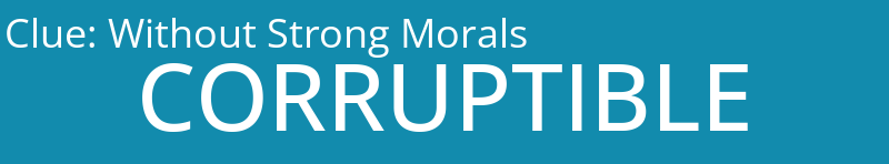 Without Strong Morals