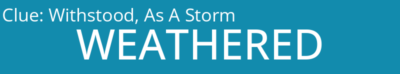 Withstood, As A Storm