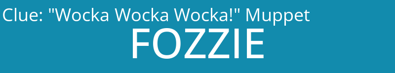 "Wocka Wocka Wocka!" Muppet
