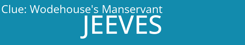 Wodehouse's Manservant 
