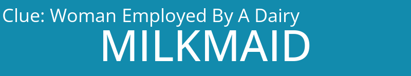 Woman Employed By A Dairy