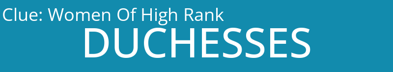 Women Of High Rank