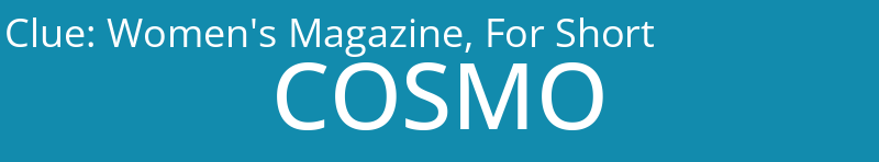 Women's Magazine, For Short