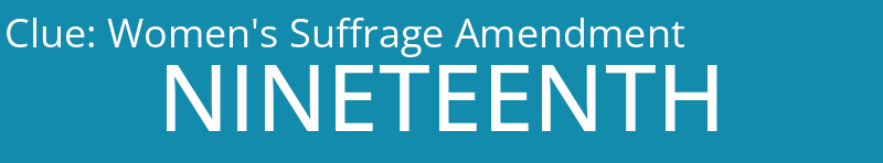Women's Suffrage Amendment