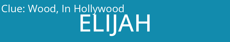 Wood, In Hollywood