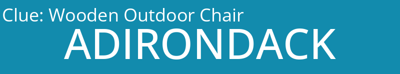 Wooden Outdoor Chair
