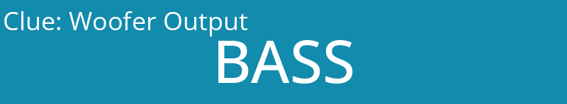 Woofer Output