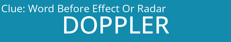 Word Before Effect Or Radar