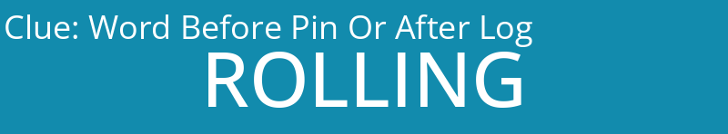 Word Before Pin Or After Log