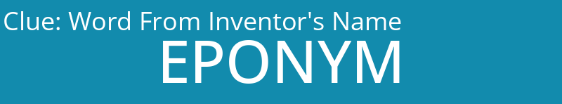 Word From Inventor's Name