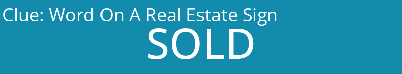 Word On A Real Estate Sign