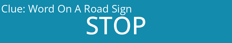 Word On A Road Sign