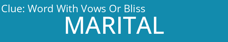 Word With Vows Or Bliss