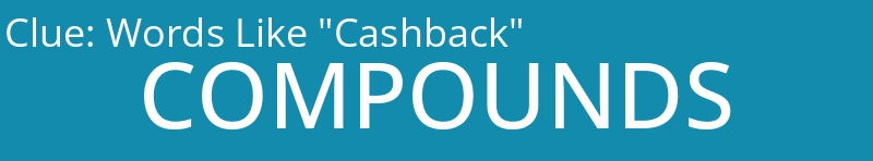 Words Like "Cashback"