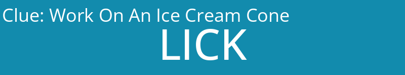 Work On An Ice Cream Cone
