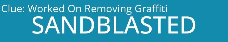 Worked On Removing Graffiti