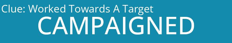 Worked Towards A Target