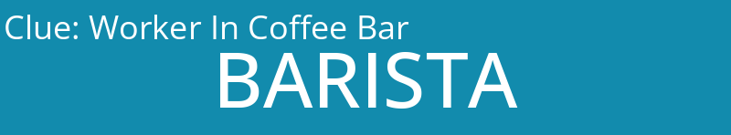 Worker In Coffee Bar