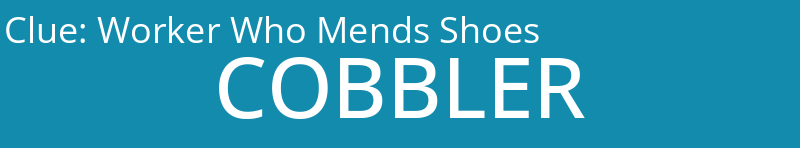 Worker Who Mends Shoes