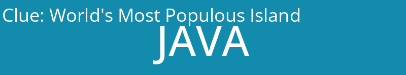 World's Most Populous Island