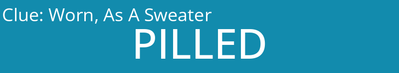 Worn, As A Sweater