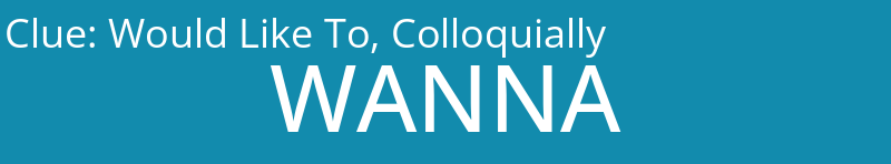 Would Like To, Colloquially 