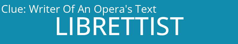 Writer Of An Opera's Text
