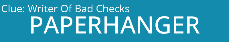Writer Of Bad Checks