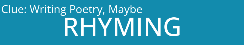 Writing Poetry, Maybe