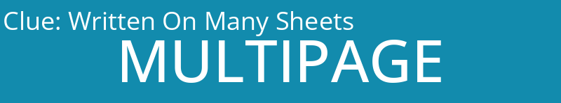 Written On Many Sheets