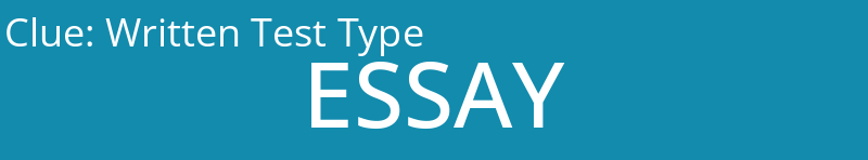 Written Test Type