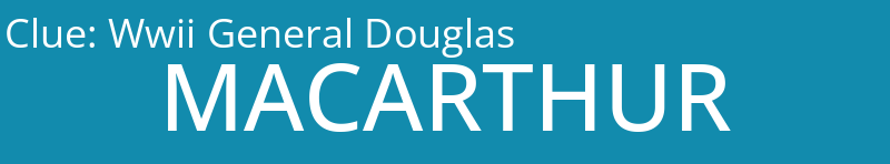 Wwii General Douglas