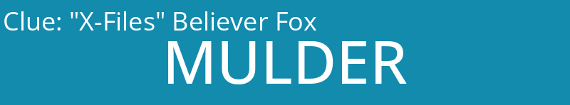 "X-Files" Believer Fox
