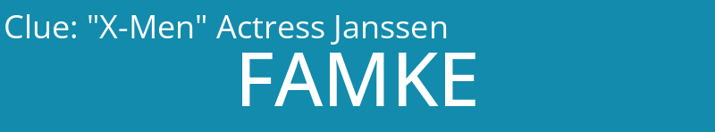 "X-Men" Actress Janssen