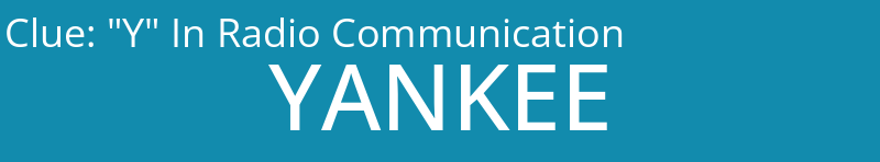 "Y" In Radio Communication